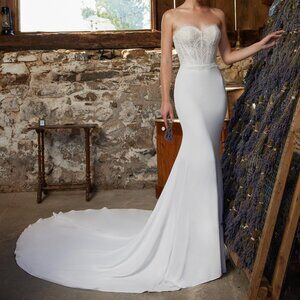 La Perle by Calla Blanche LP2213 - Noah in Ivory Size 8